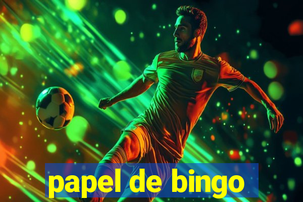 papel de bingo